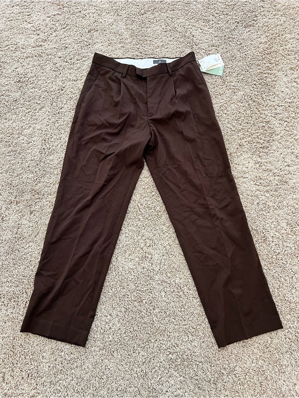 H&M Men's Dark Brown Dress Pants